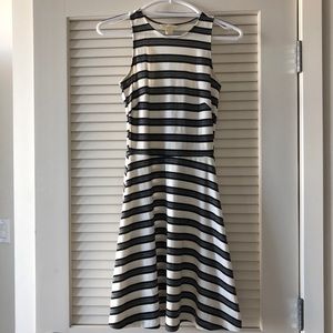 H&M skater dress stripes
